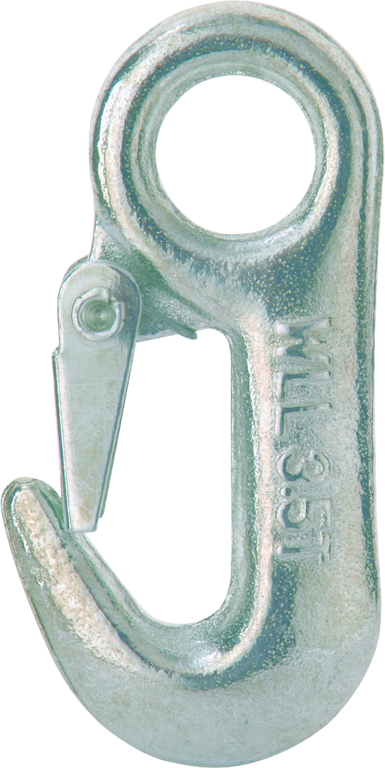 Fixed eye snap hooks prepacked