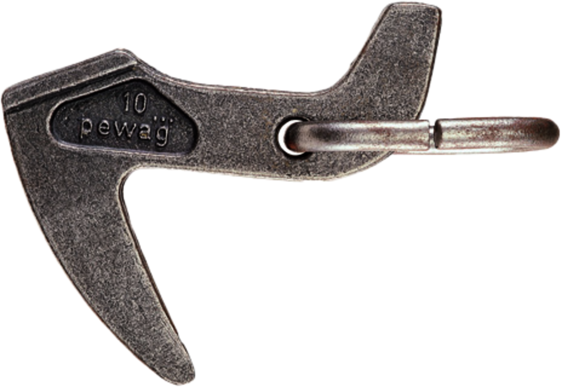Hooks for log trailing chain with unwelded link loose packed
